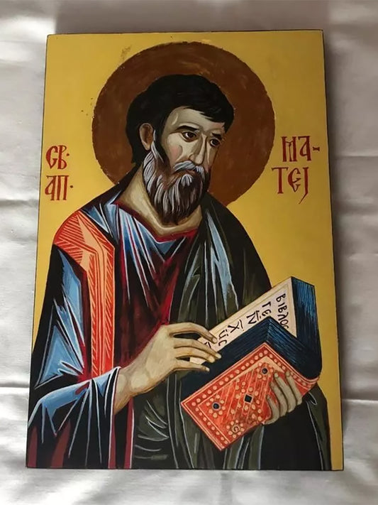 Greek Orthodox Icons: Saint Matthew (by Aikaterini)