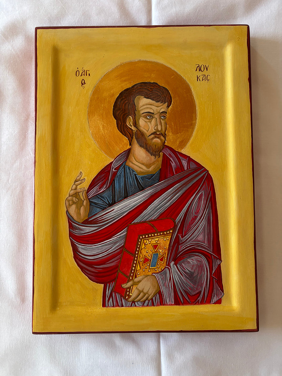 Greek Orthodox Icons: Saint Luke (by Aikaterini)