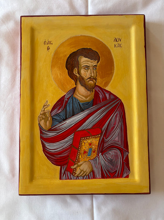 Greek Orthodox Icons: Saint Luke (by Aikaterini)