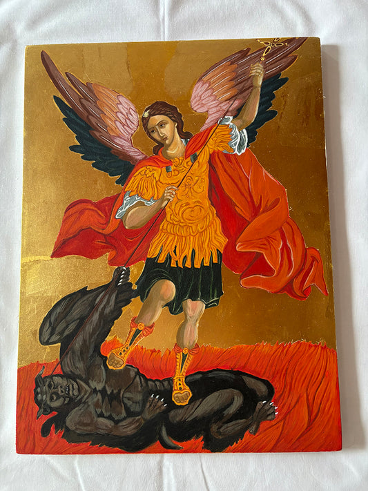 Greek Orthodox Icons: Archangel Michael (by Aikaterini)